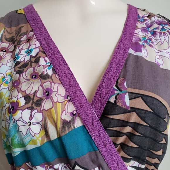 NWOT Tropical Summer Brand Beach Cover-up - Picture 4 of 9